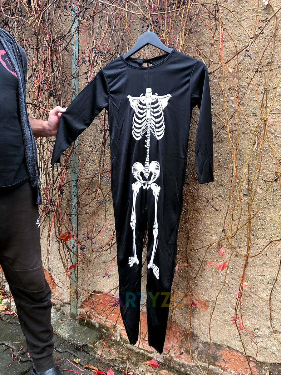 kostym kostlivec pro deti halloween maska
